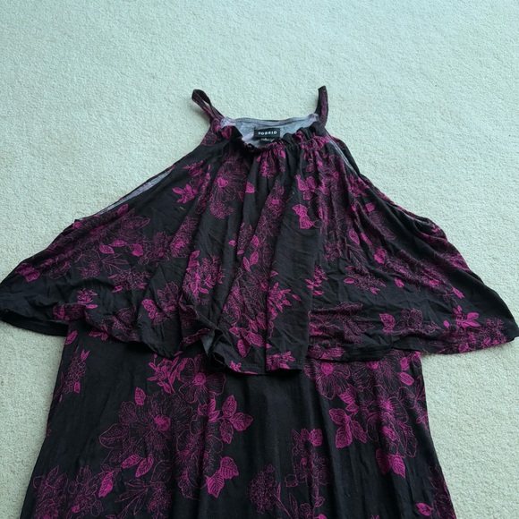 Torrid Purple Sleeveless Halter Maxi Dress size 1 - Picture 3 of 7